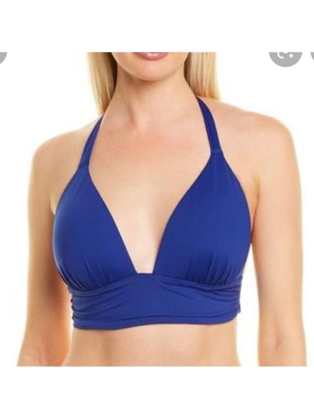 Nwt La Blanca Island Goddess Halter 2 Piece Bikini swimsuit in Blueberry